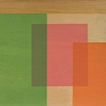 Lintel, 2010, pigmented oil varnish on birch panel, 16 x 20 in
