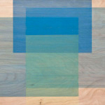 Pond, 2011, pigmented water-based polyurethane on birch panel,16 x 20 in