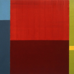 Untitled, 1998, oil enamel and sand on canvas, 22 x 28 in